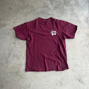 Burgundy Trader Joes worker issued shirt mens size M